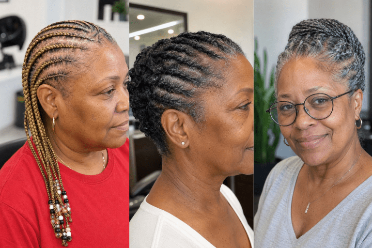 14 Braided Hairstyles for Older Black Women That are Low-Maintenance
