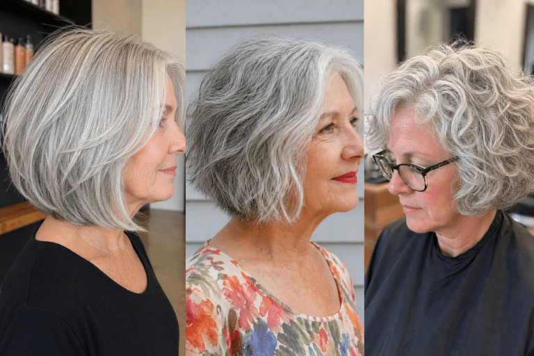 22 Gray Bob Hairstyles for Older Women: Soft Shape, Shine, and Easy Movement