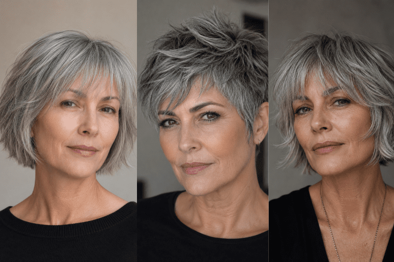 20 Gray Shag Hairstyles That Add Soft Texture