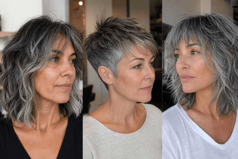 20 Salt and Pepper Hair Colors with Soft Dimension and Fresh Shape