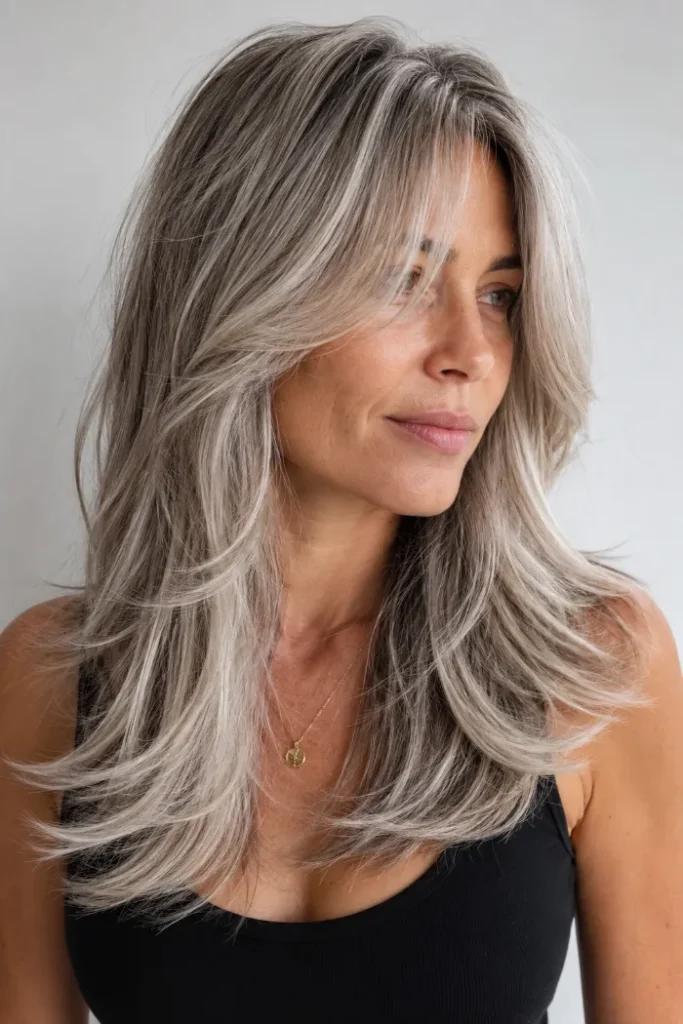 Silver butterfly shag