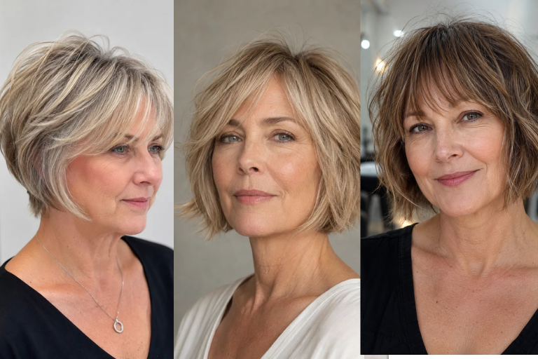 20 Short Choppy Bob for Fine Hair Over 50 Ideas with Light Shape
